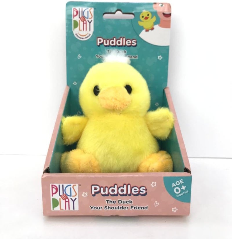 Pugs At Play Shoulder Buddy Puddles 4-Inch - Image 1